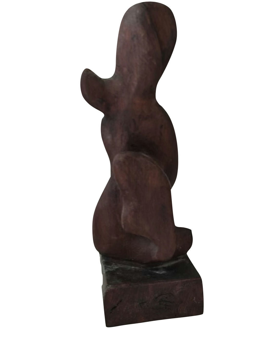 Original Sculptures & Ceramics 'Abstract Human Figure Bronze Sculpture' by Mohammad Bushnaq