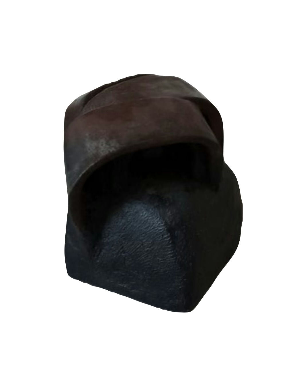 Original Sculptures & Ceramics 'Dark Abstract Hooded Figure Sculpture' by Mohammad Bushnaq