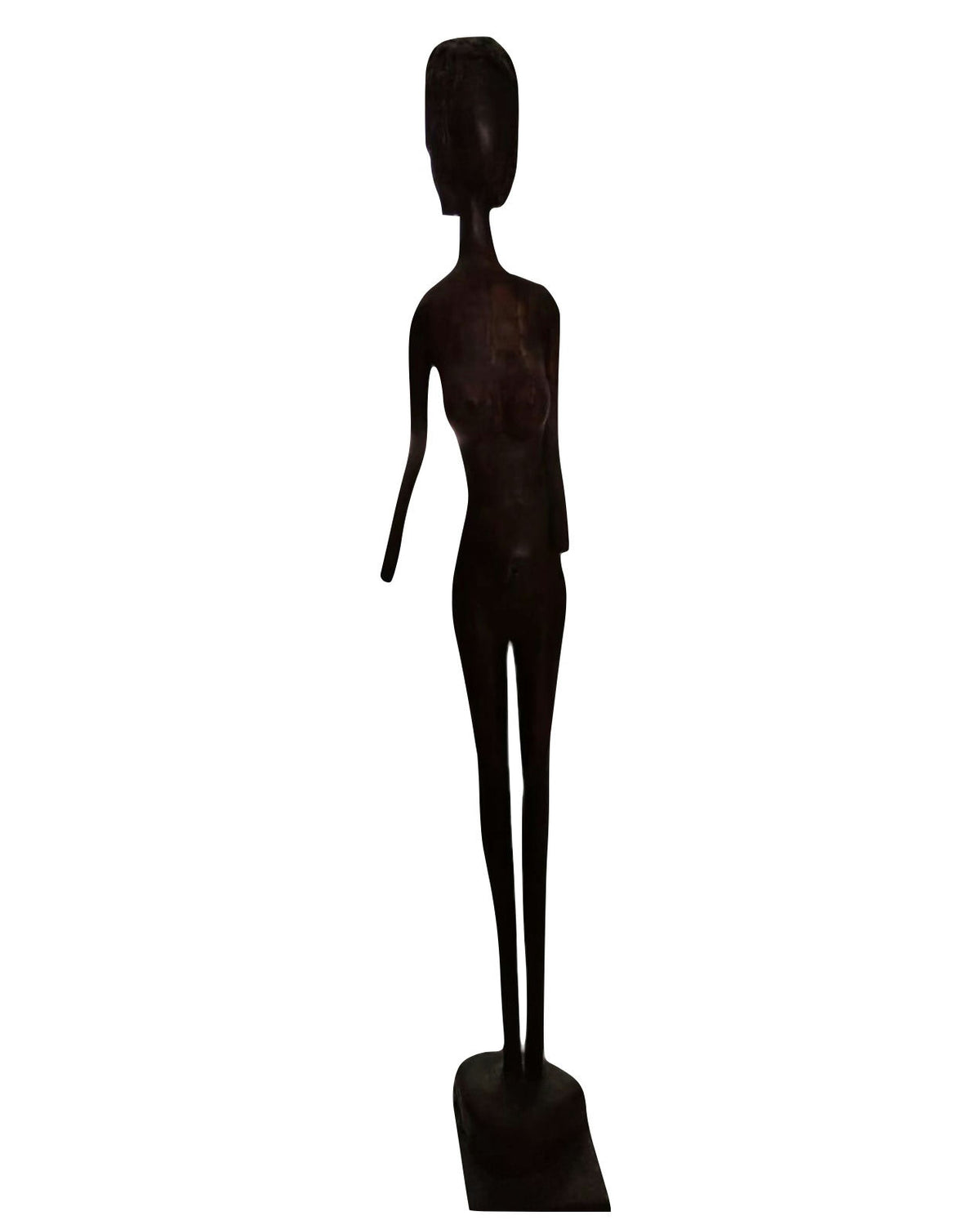 Original Sculptures & Ceramics 'Tall Slender Abstract Human Figure' by Mohammad Bushnaq