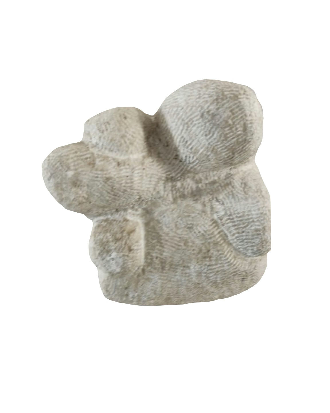 Original Sculptures & Ceramics 'Small Abstract Stone Animal Figure' by Mohammad Bushnaq