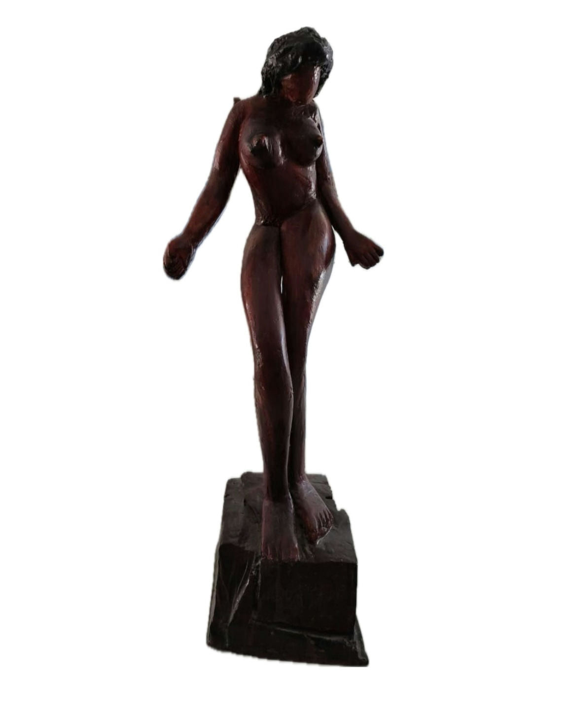 Original Sculptures & Ceramics 'Standing Female Nude Figure Sculpture' by Mohammad Bushnaq