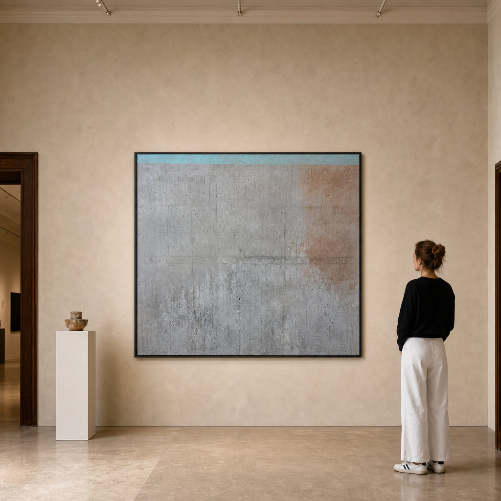 Grey and Brown Abstract Geometric Planes - shown to scale