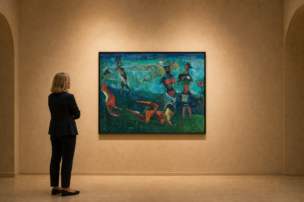 Figures in Motion Outdoor Scene - shown to scale