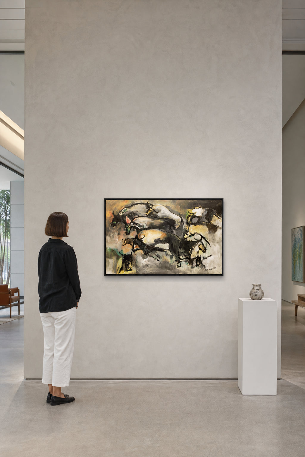 Galloping Horses in Dynamic Motion - shown to scale