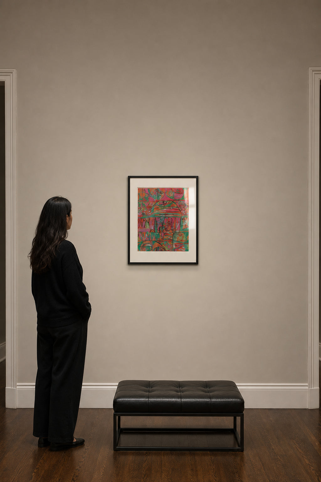 Abstract Figures and Calligraphic Forms - shown to scale