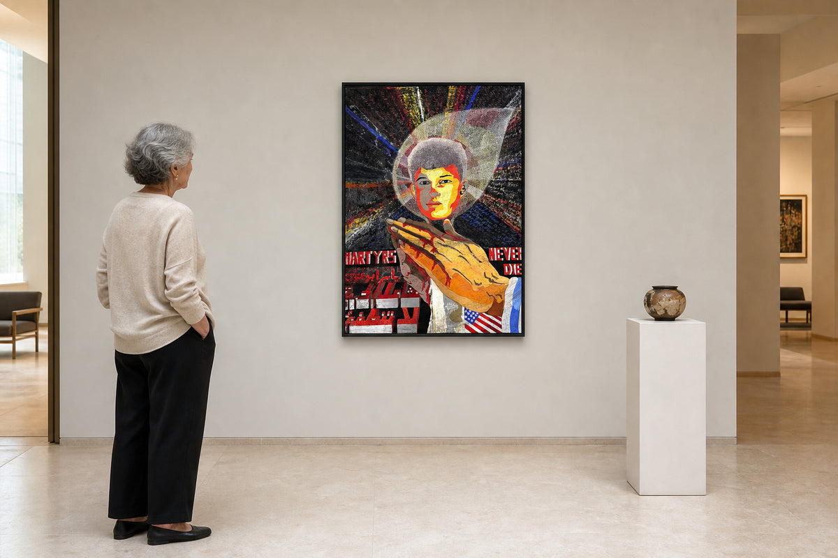 Martyrs Never Die Child and Hands - shown to scale