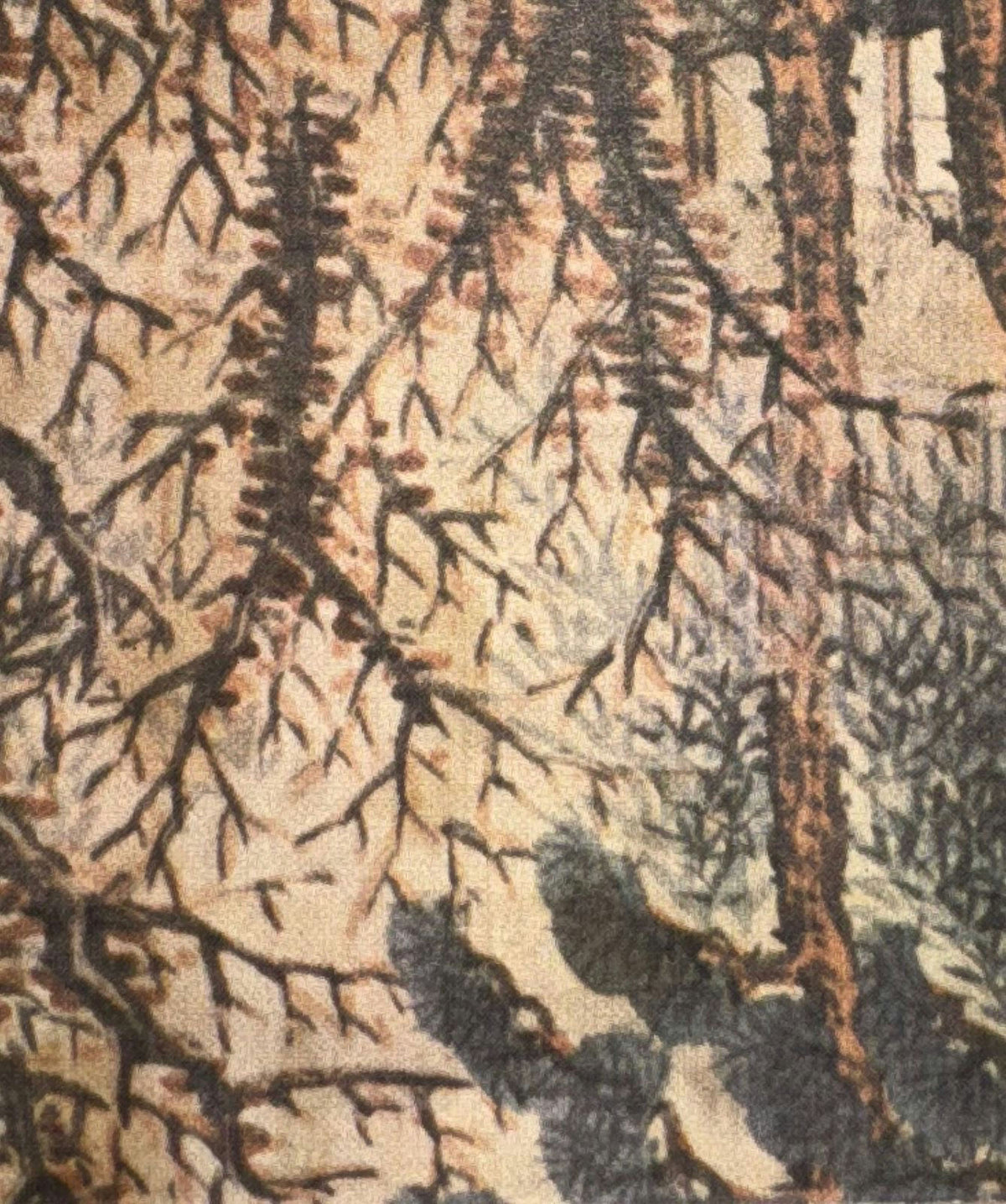 Original Mixed media 'Dense Bare Tree Branches Forest' by Mohammad Bushnaq