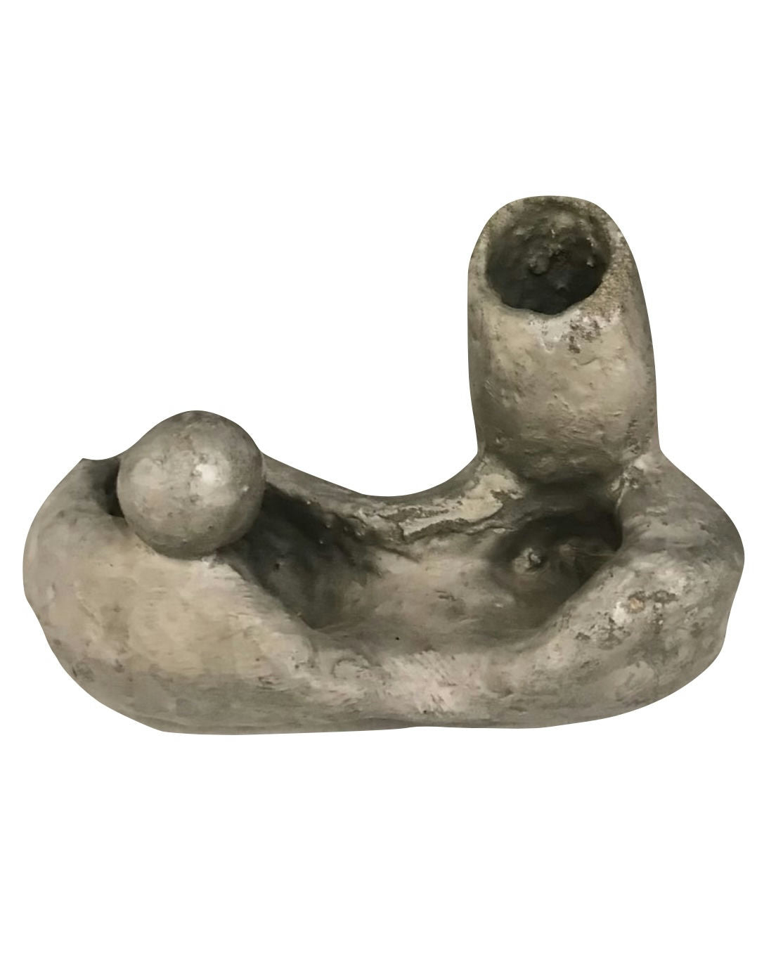 Original Sculptures & Ceramics 'Abstract Figure with Sphere Sculpture' by Mohammad Bushnaq