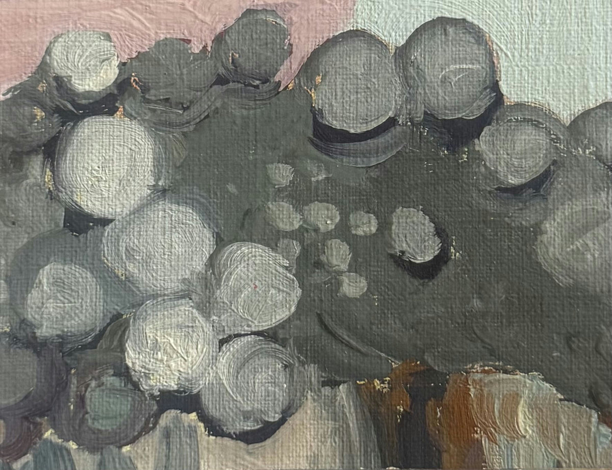 Original Mixed media 'Dark Tree Canopy with Pink Sky' by Mohammad Bushnaq