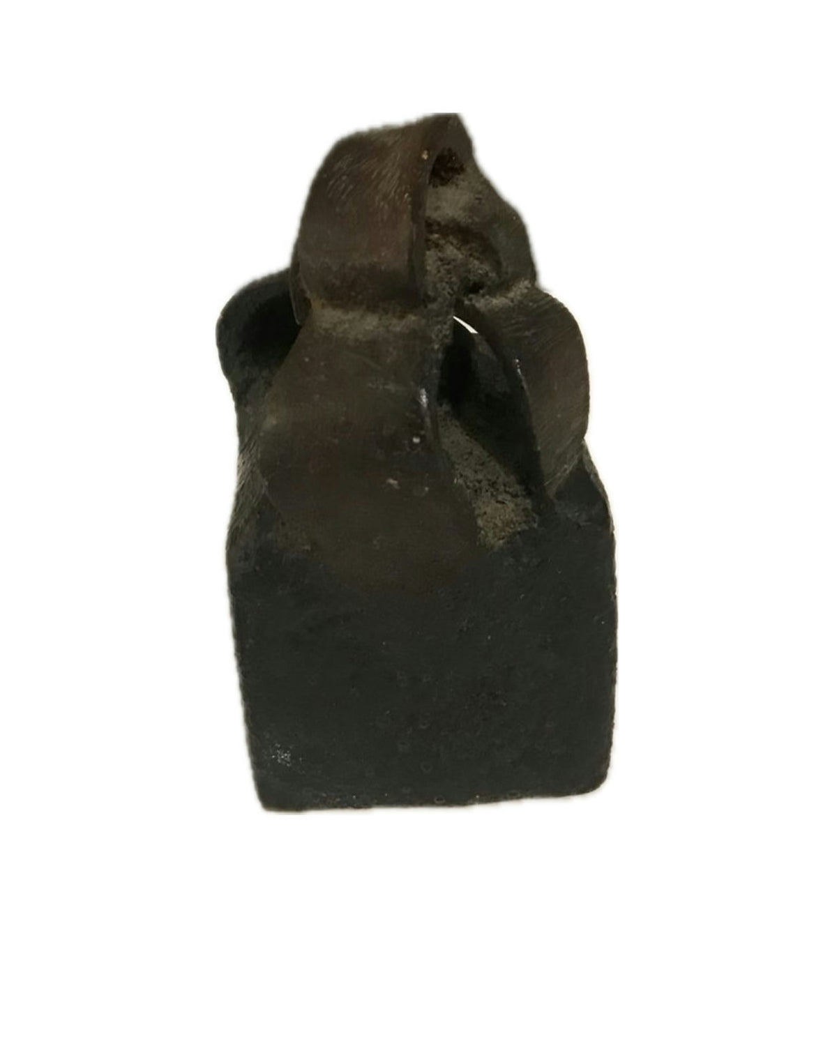 Original Sculptures & Ceramics 'Small Dark Abstract Figure Sculpture' by Mohammad Bushnaq