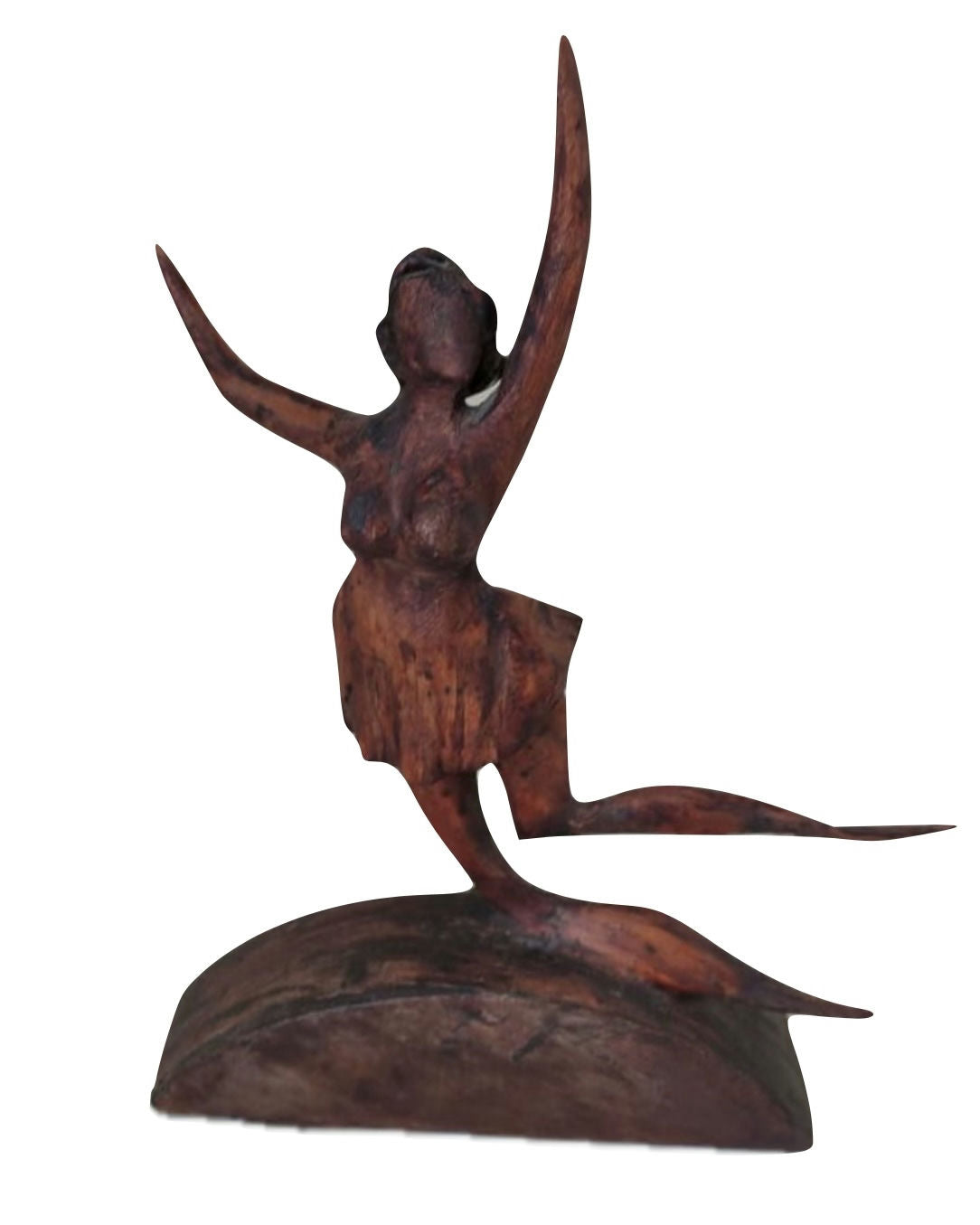 Original Sculptures & Ceramics 'Dancing Woman Figure Sculpture' by Mohammad Bushnaq